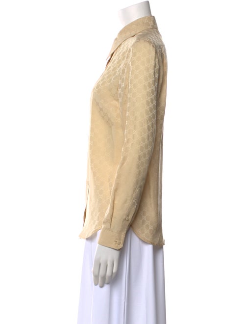 Gucci 2023 Silk Button-Up Top