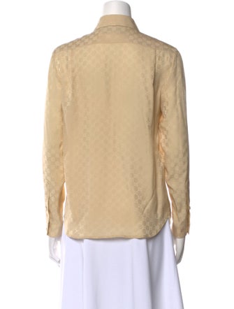 Gucci 2023 Silk Button-Up Top