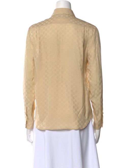 Gucci 2023 Silk Button-Up Top