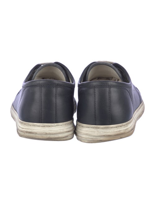 Gucci Leather Whipstitch Trim Sneakers
