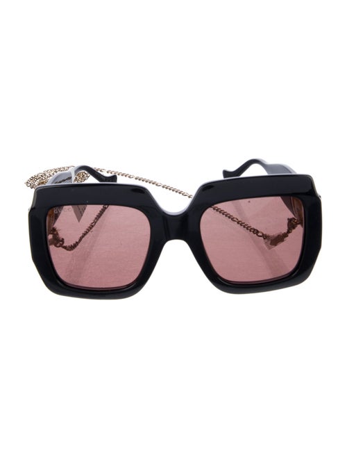 Gucci Interlocking G Logo Oversize Sunglasses