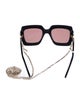 Gucci Interlocking G Logo Oversize Sunglasses