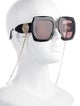 Gucci Interlocking G Logo Oversize Sunglasses