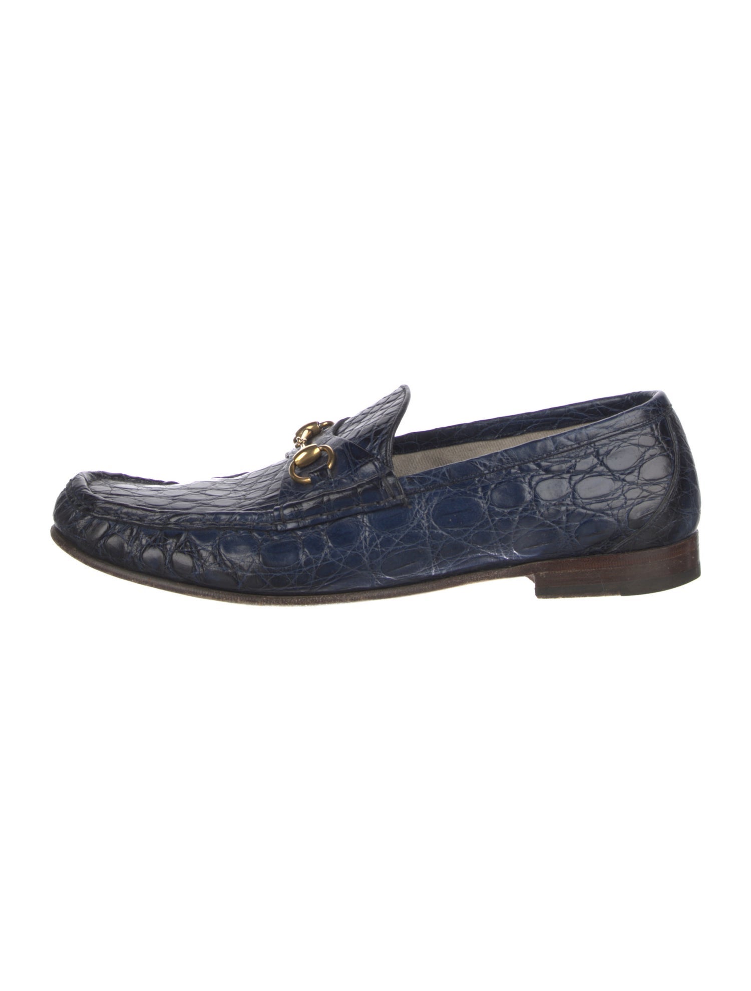 Gucci Horsebit Accent Leather Dress Loafers