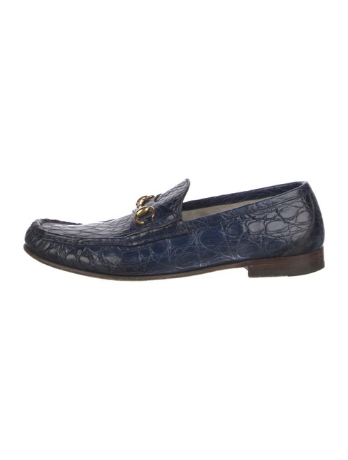 Gucci Horsebit Accent Leather Dress Loafers