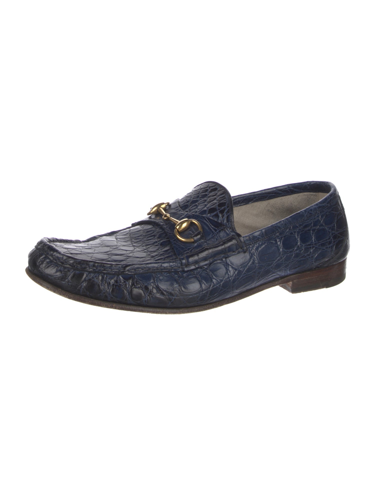 Gucci Horsebit Accent Leather Dress Loafers