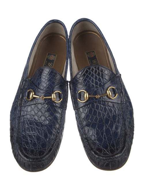 Gucci Horsebit Accent Leather Dress Loafers