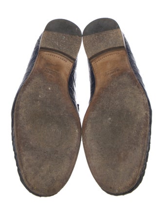 Gucci Horsebit Accent Leather Dress Loafers