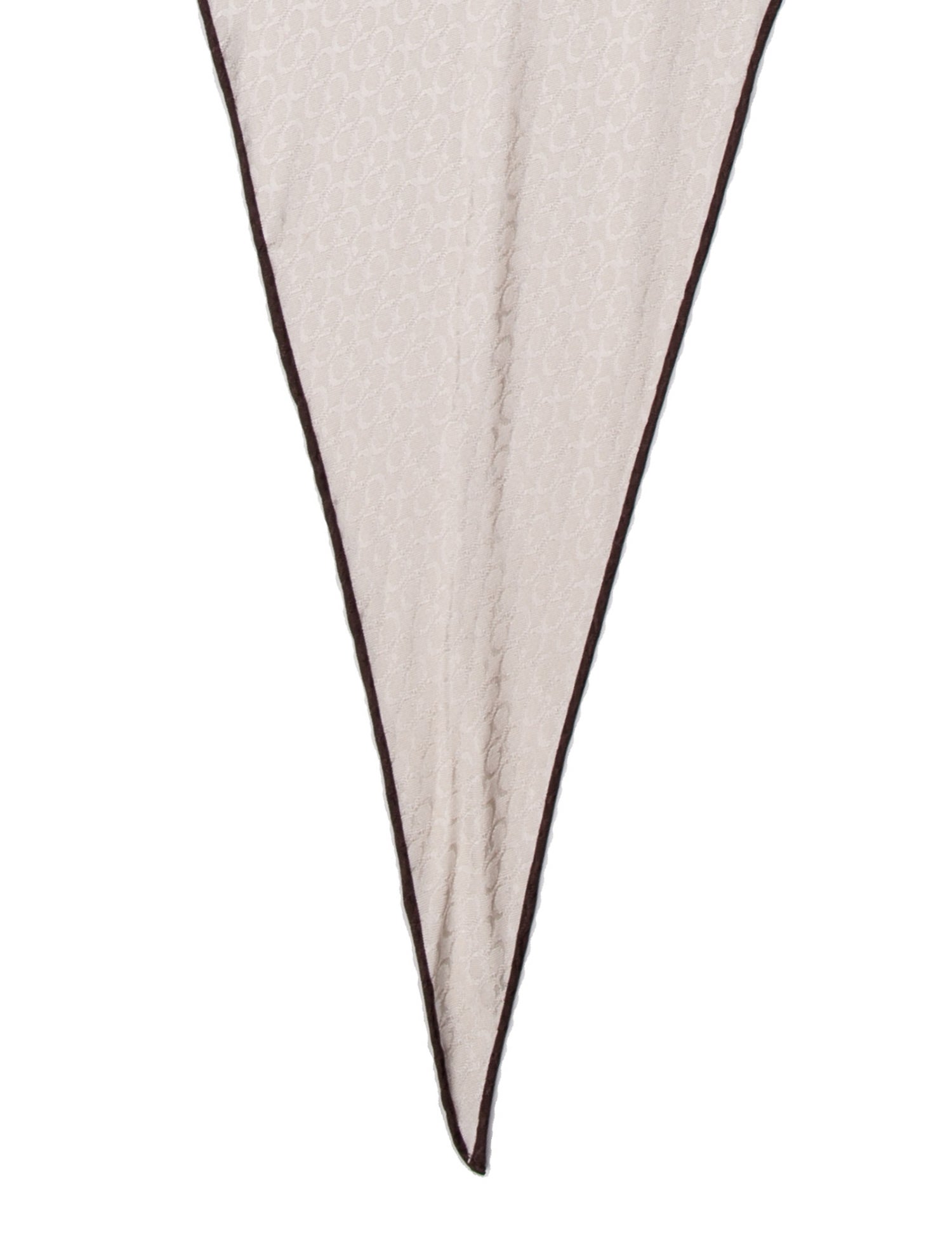 Gucci Silk Striped Scarf