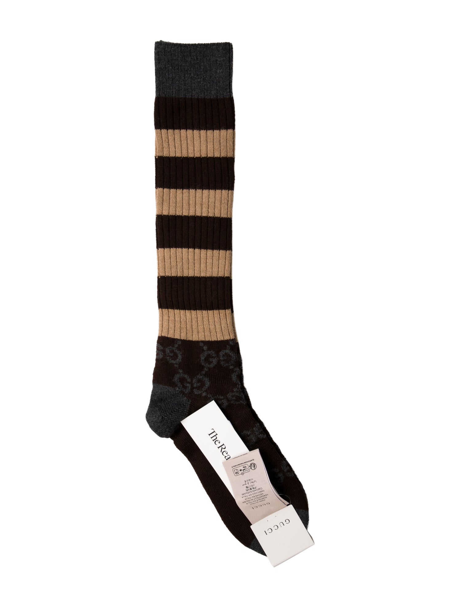 Gucci Men's Wool Mid-Calf Socks w/Tags