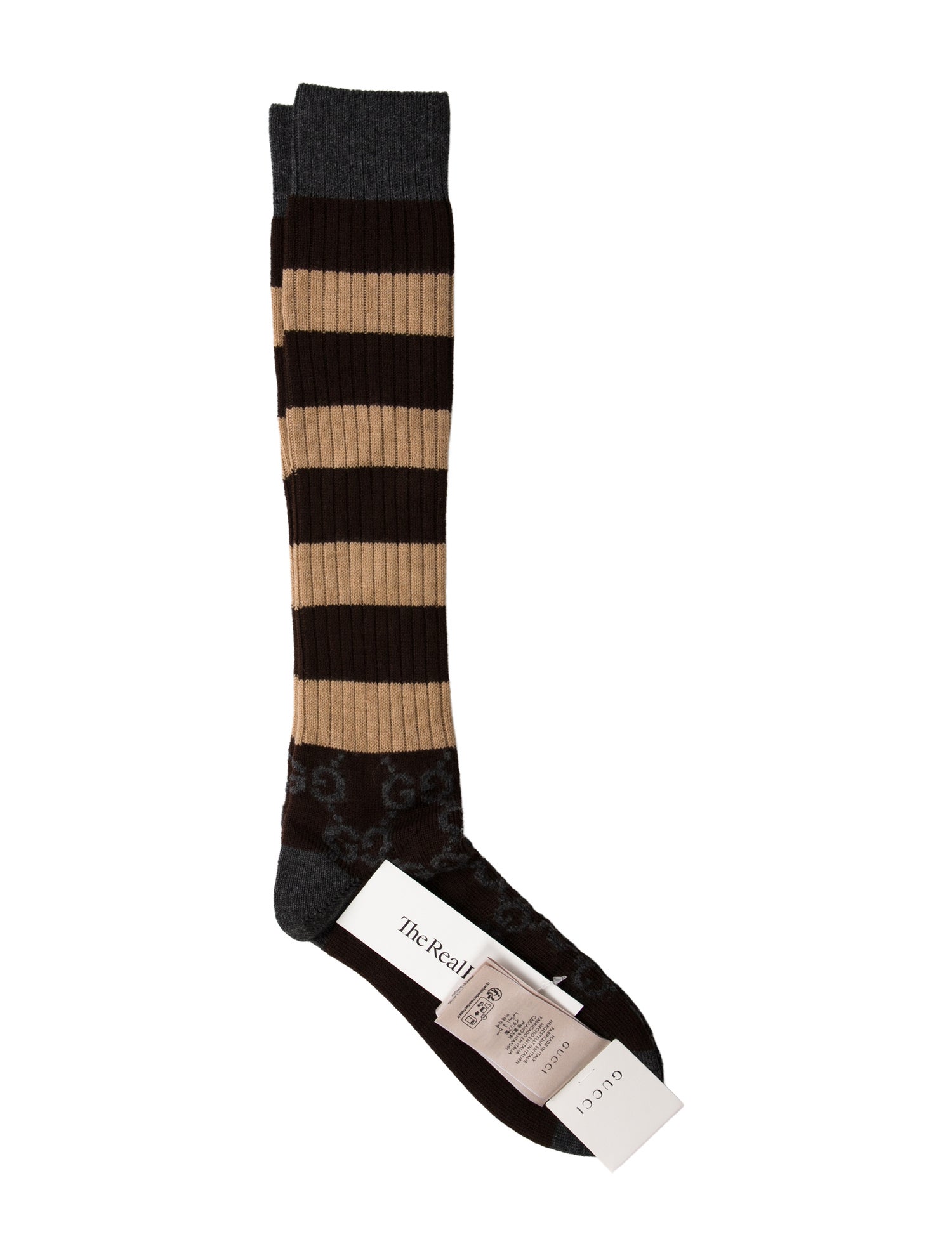 Gucci Men's Wool Mid-Calf Socks w/Tags