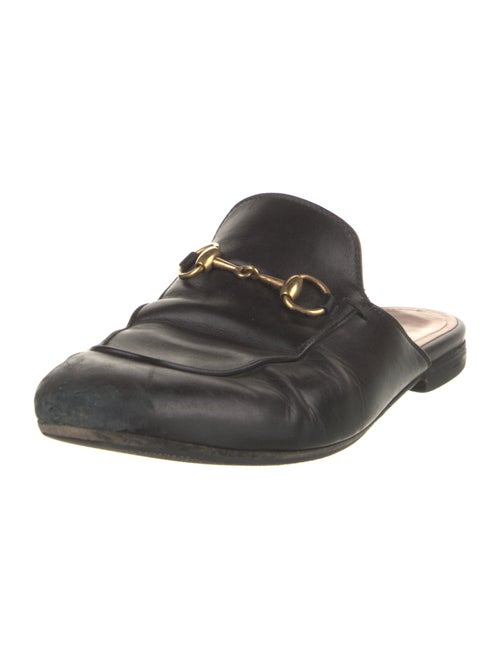 Gucci Horsebit Accent Leather Mules
