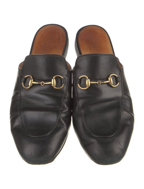 Gucci Horsebit Accent Leather Mules