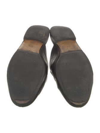 Gucci Horsebit Accent Leather Mules