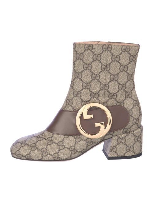 Gucci Blondie Ankle Boot GG Supreme Boots