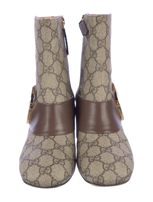 Gucci Blondie Ankle Boot GG Supreme Boots