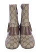 Gucci Blondie Ankle Boot GG Supreme Boots
