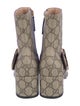Gucci Blondie Ankle Boot GG Supreme Boots