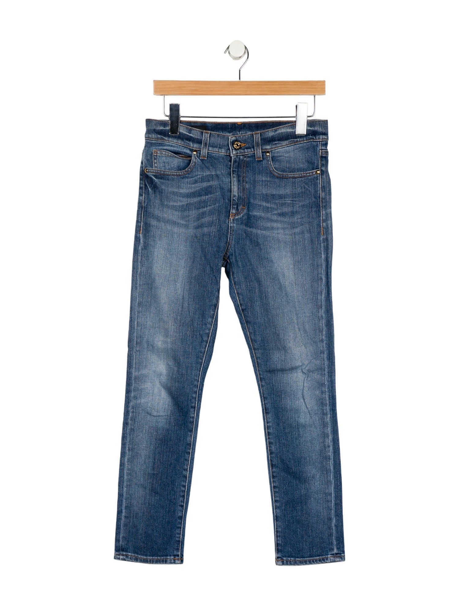 Gucci Mid-Rise Skinny Leg Jeans