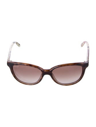 Gucci Web Accent Cat-Eye Sunglasses