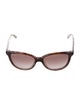 Gucci Web Accent Cat-Eye Sunglasses
