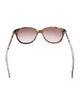 Gucci Web Accent Cat-Eye Sunglasses