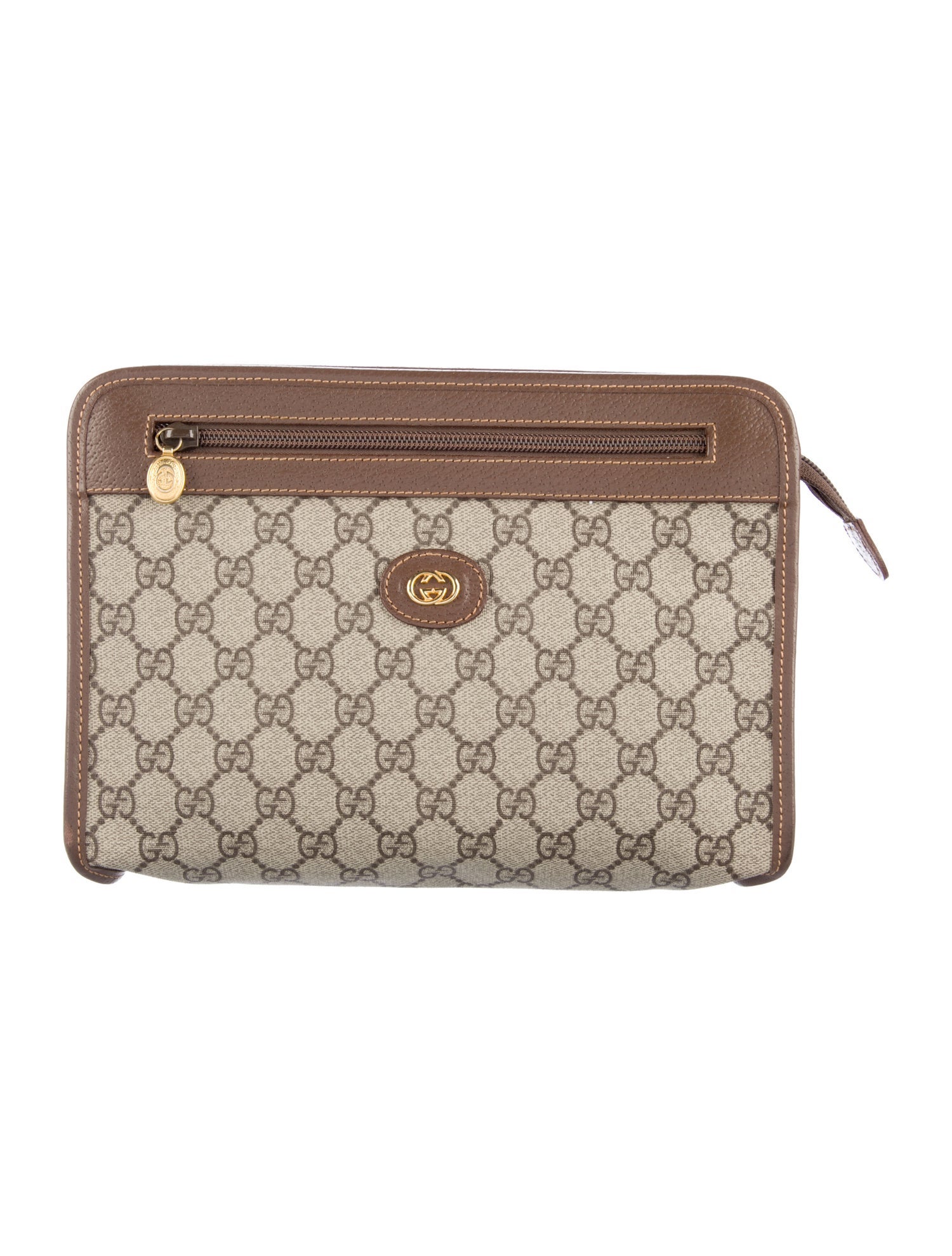 Gucci Coated Canvas Cosmetic Bag