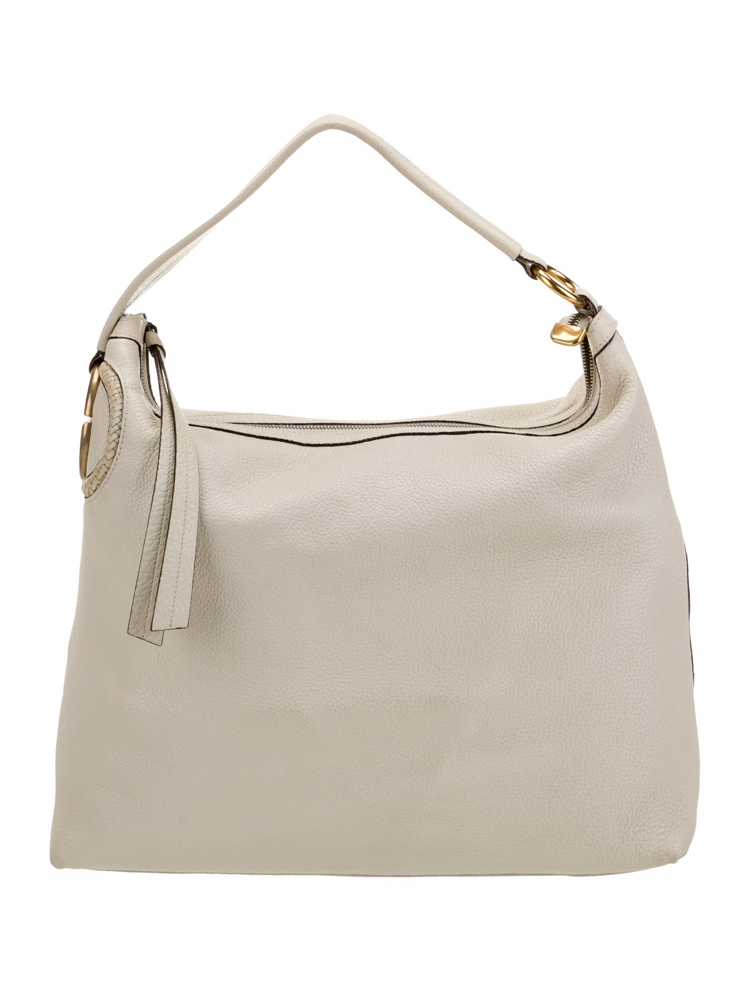 Gucci Leather Interlocking G Hobo Bag