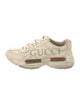 Gucci Web Accent Leather Sneakers