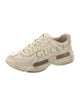 Gucci Web Accent Leather Sneakers