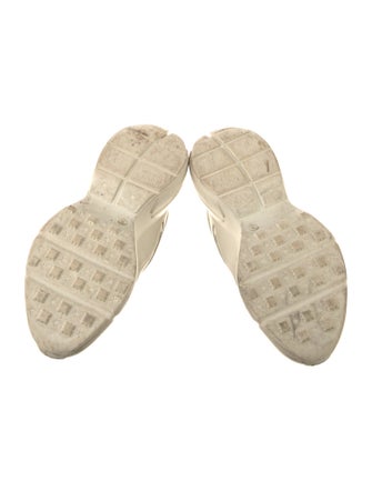 Gucci Web Accent Leather Sneakers