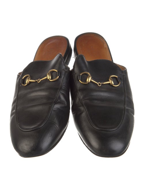 Gucci Horsebit Accent Leather Mules