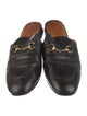 Gucci Horsebit Accent Leather Mules