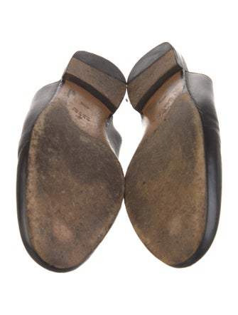 Gucci Horsebit Accent Leather Mules