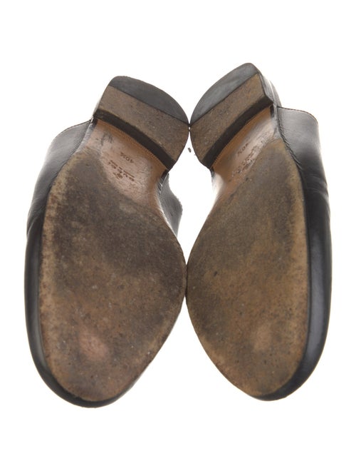 Gucci Horsebit Accent Leather Mules