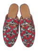 Gucci Horsebit Accent Printed Mules