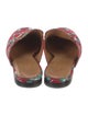 Gucci Horsebit Accent Printed Mules