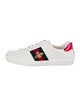 Gucci Web Accent Leather Sneakers