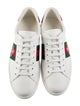 Gucci Web Accent Leather Sneakers
