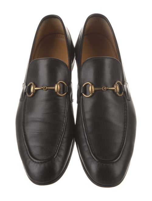 Gucci Horsebit Accent Leather Dress Loafers
