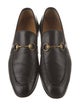 Gucci Horsebit Accent Leather Dress Loafers
