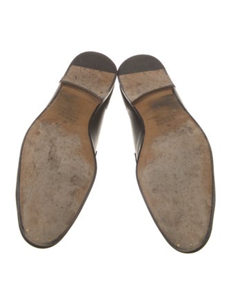 Gucci Horsebit Accent Leather Dress Loafers
