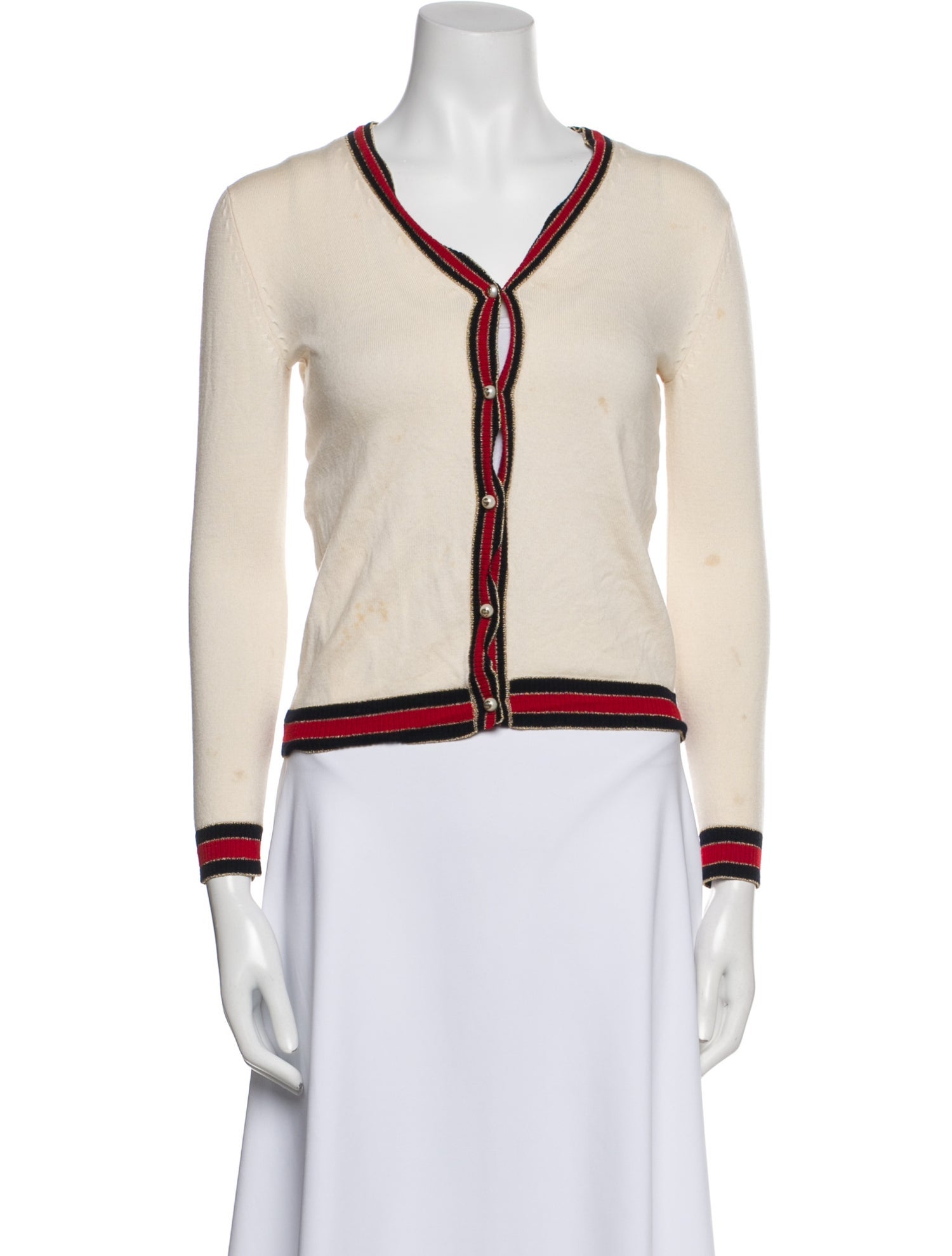 Gucci Wool V-Neck Sweater