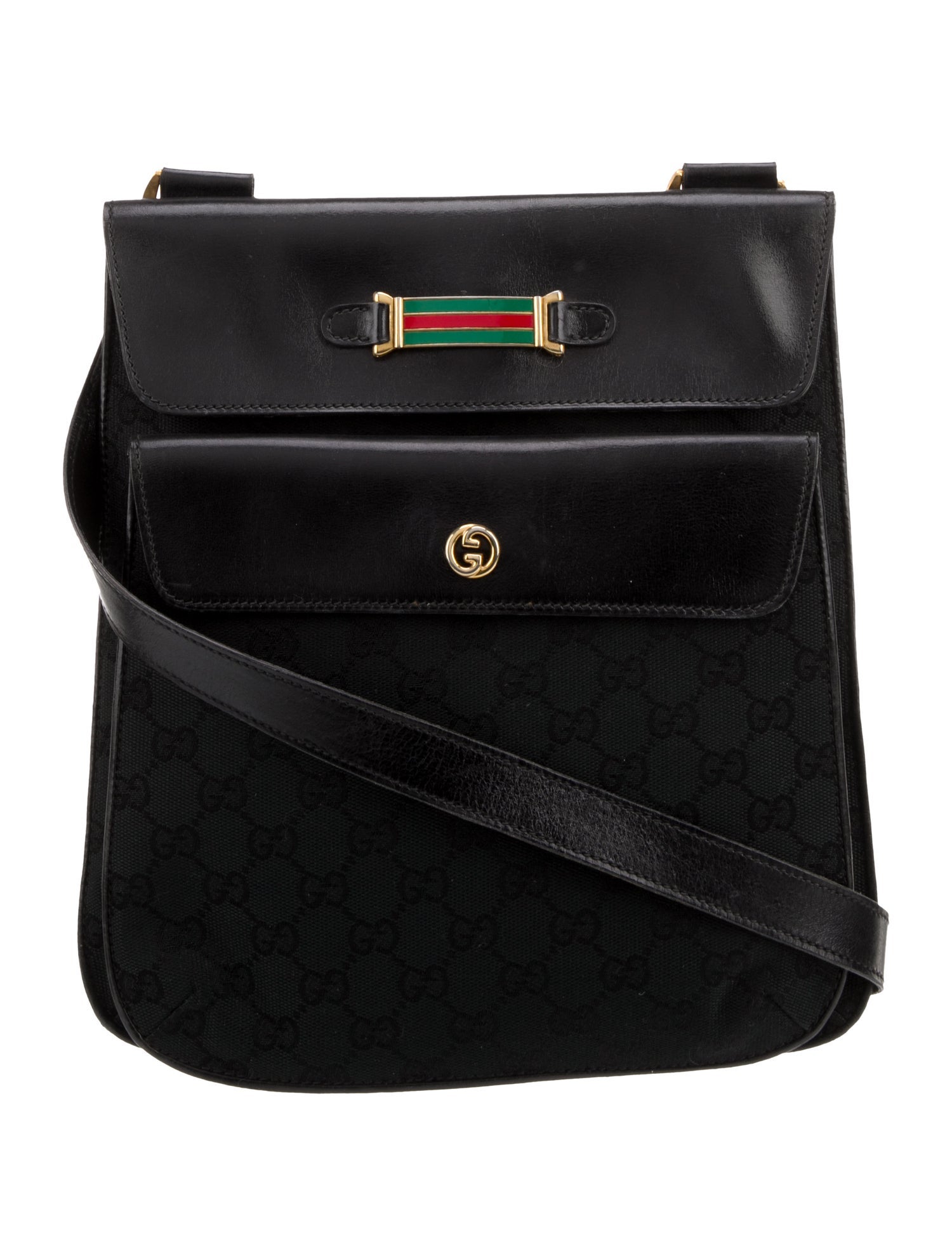 Gucci GG Canvas Shoulder Bag Vintage