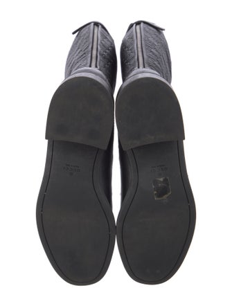 Gucci GG Signature Leather Riding Boots