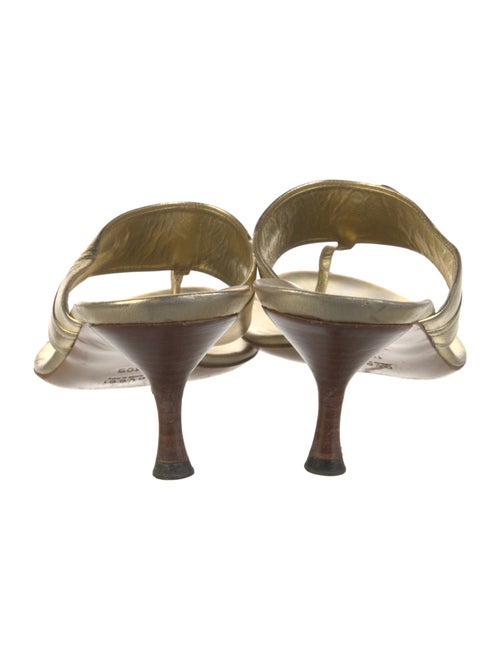 Gucci Horsebit Accent Leather Slides