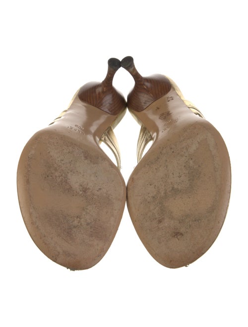 Gucci Horsebit Accent Leather Slides