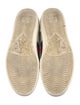 Gucci Web Accent Leather Sneakers