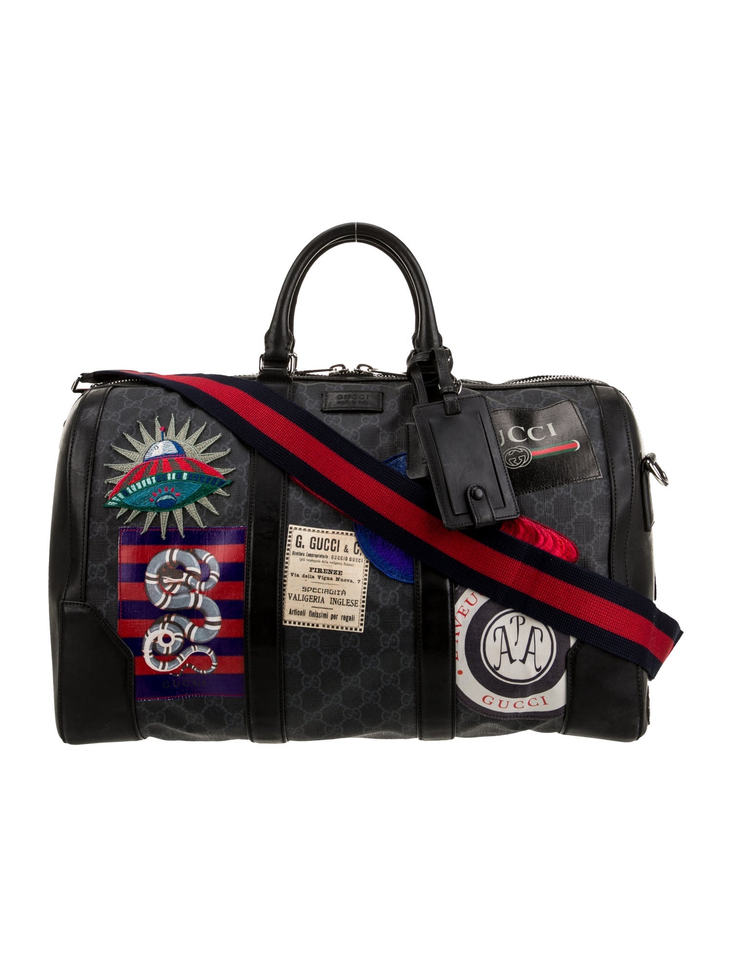 Gucci GG Supreme Weekender Bag