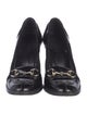 Gucci 1955 Horsebit Accent Patent Leather Pumps